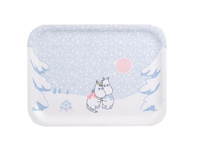 Moomin Tray - Let it Snow 20x27cm