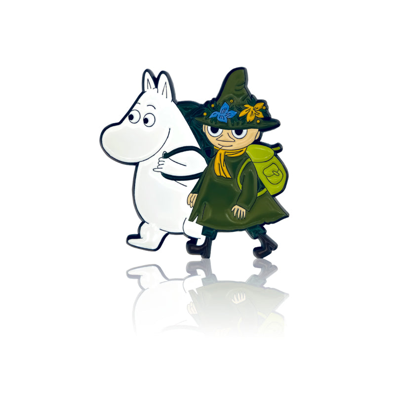 Moomin Enamel Pin Badge - Moomintroll and Snufkin