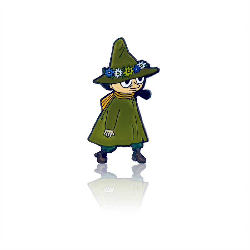 Moomin Enamel Pin Badge - Snufkin with a Pipe