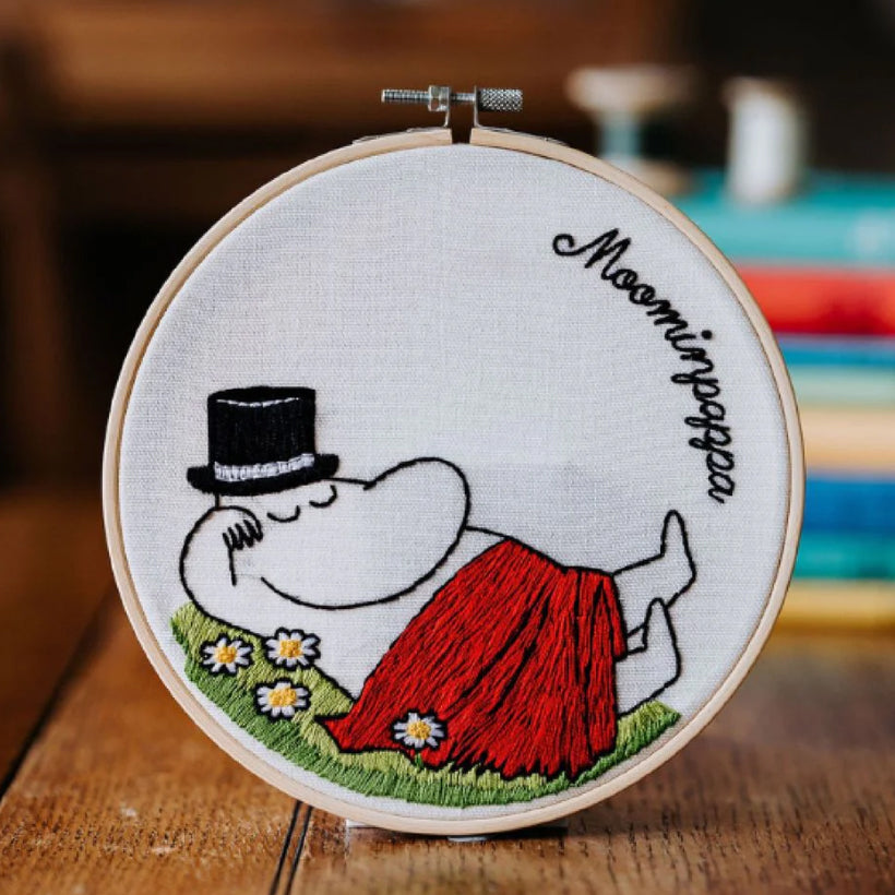 Moomin Embroidery Kit - Pappa Snoozing