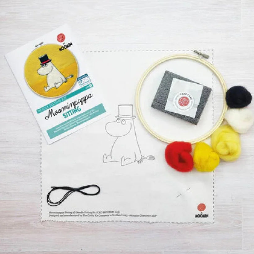 Moomin Needle Felting Kit - Pappa Sitting