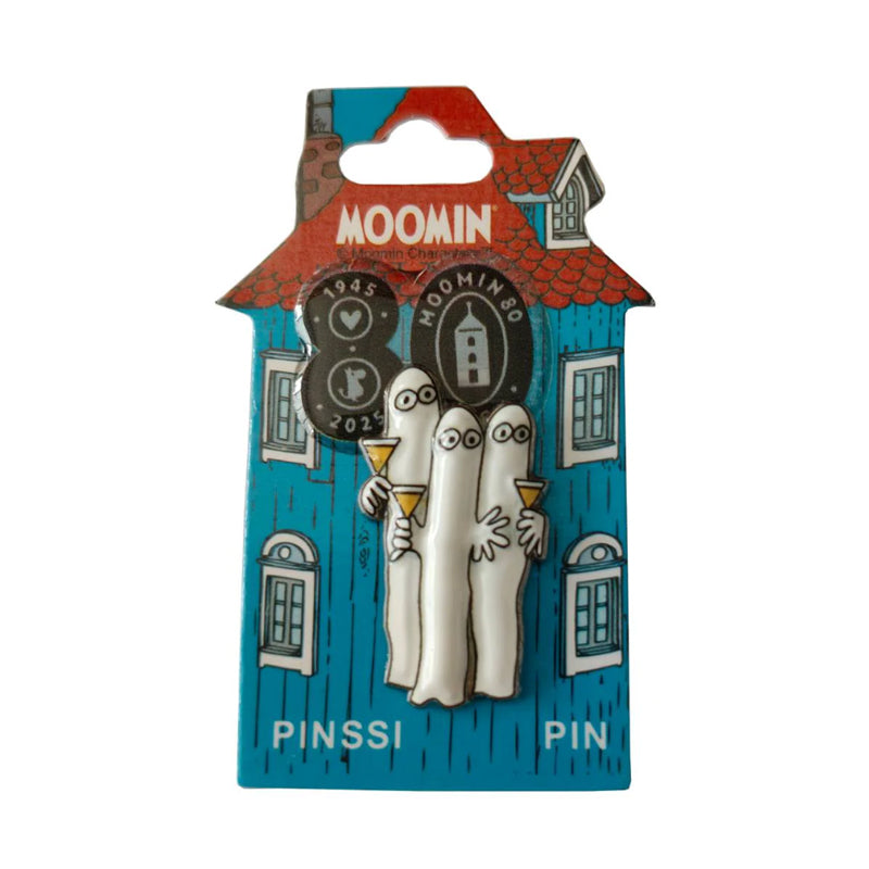 Moomin 80 3D Pin Badge - Hattifatteners