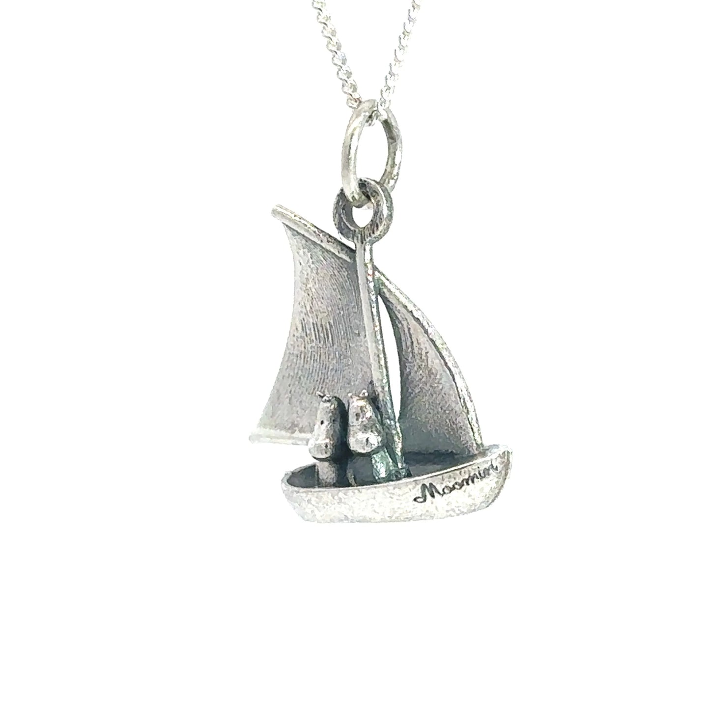 Moomins Sailing Boat Necklace (Sterling Silver)