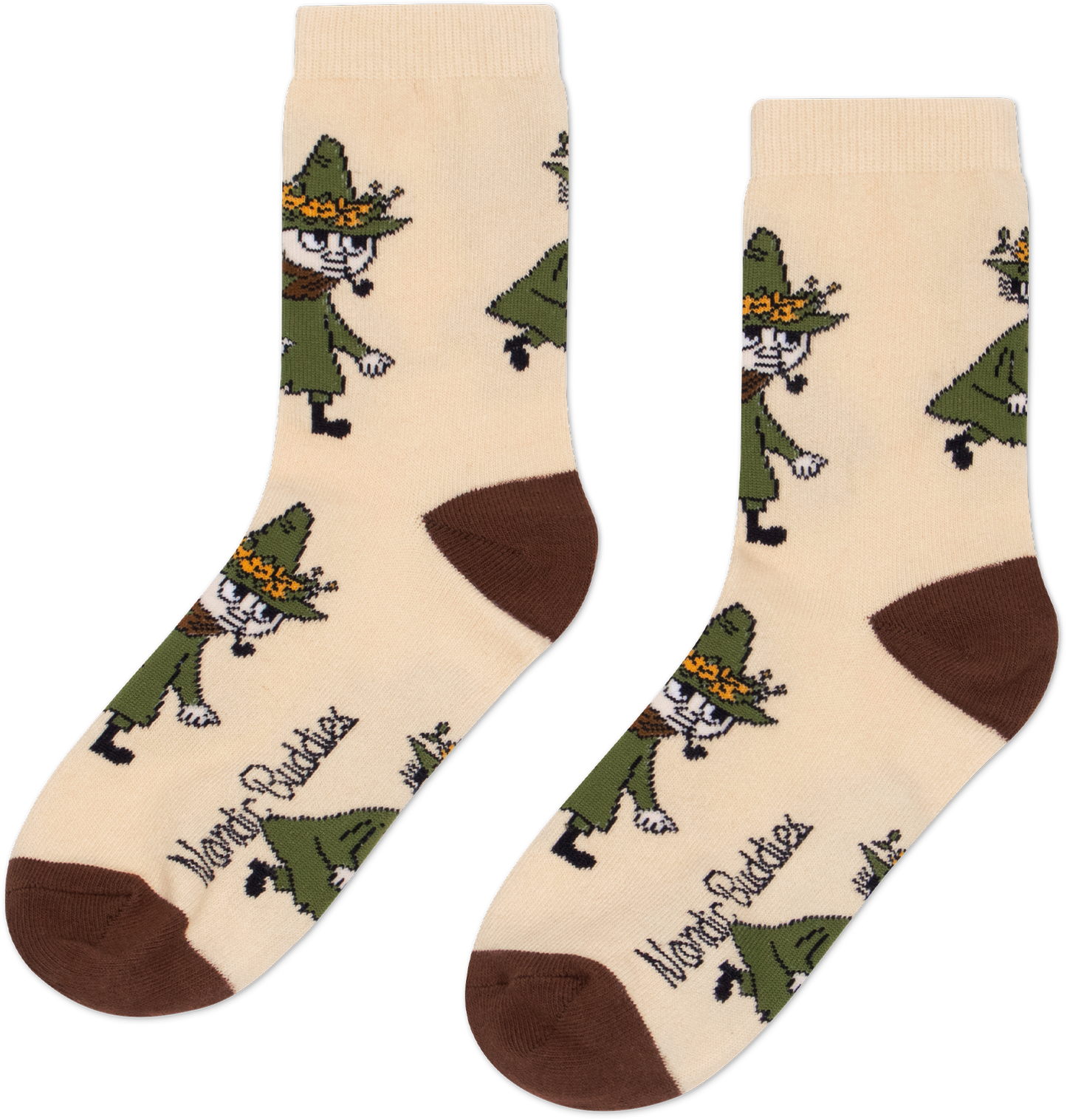 Moomin Ladies Socks - Snufkin Beige/Brown