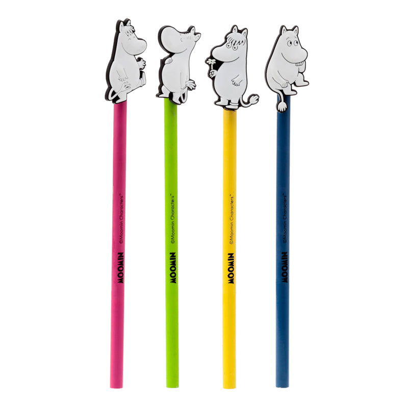 Moomin Pencil with Topper - Pink