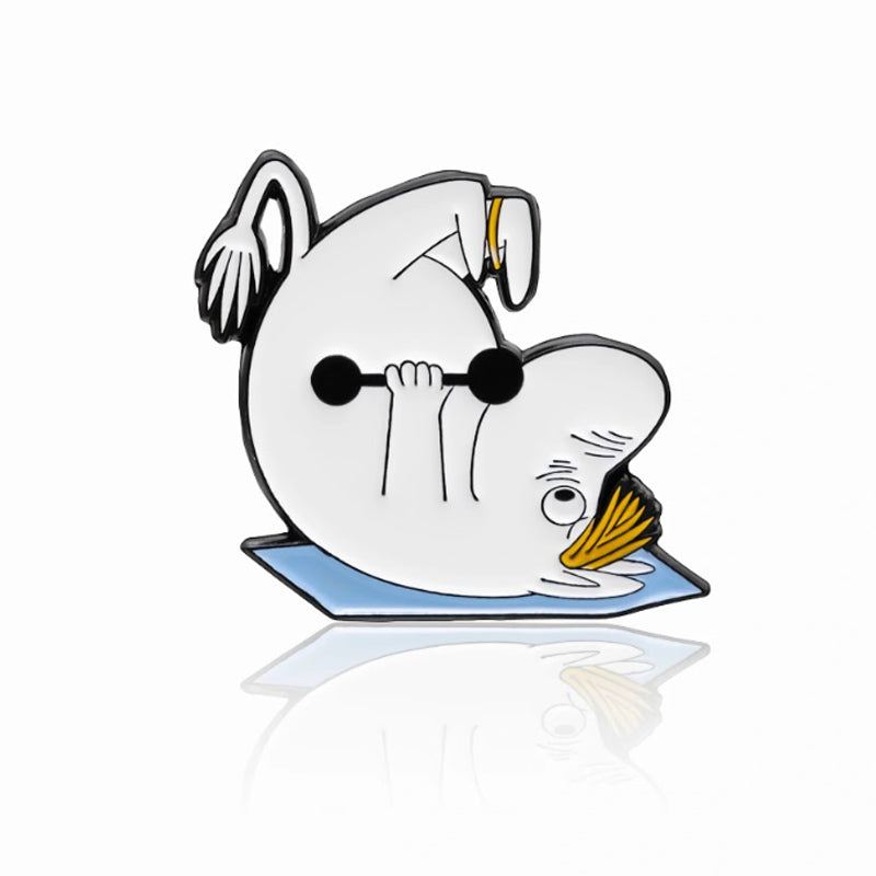 Moomin Enamel Pin Badge - Snorkmaiden Workout