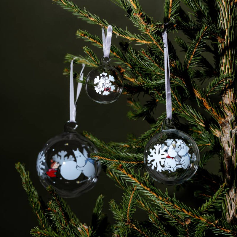 Moomin Christmas Bauble - Snowflake (9cm)
