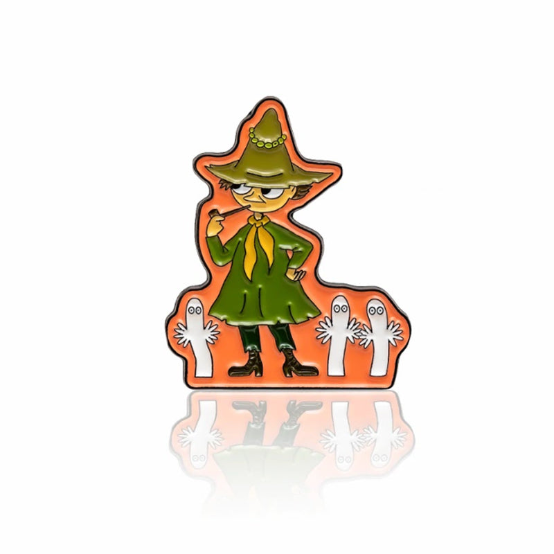 Moomin Enamel Pin Badge - Snufkin & Hatifattiners