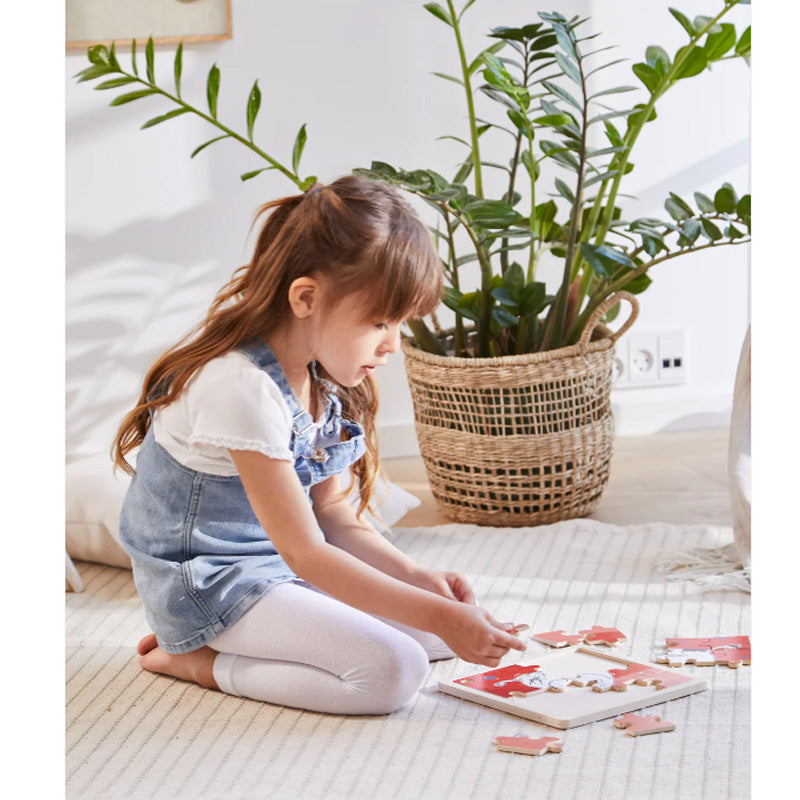 Wooden Square Puzzle - Love