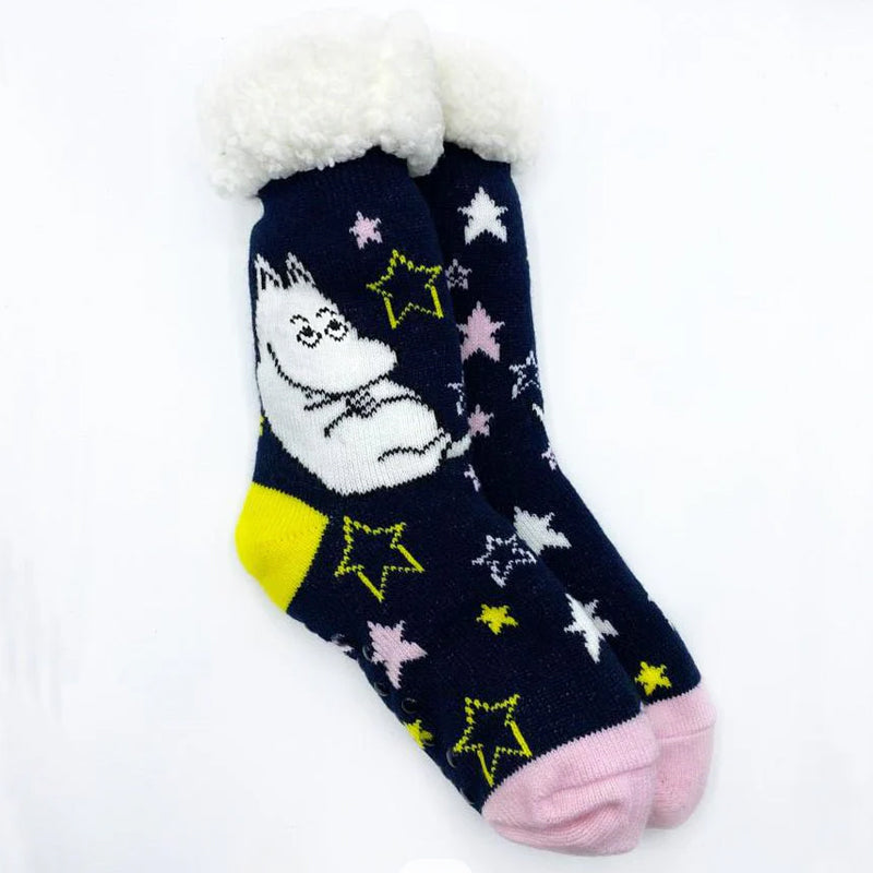 Moomin Slipper Socks With Star Design