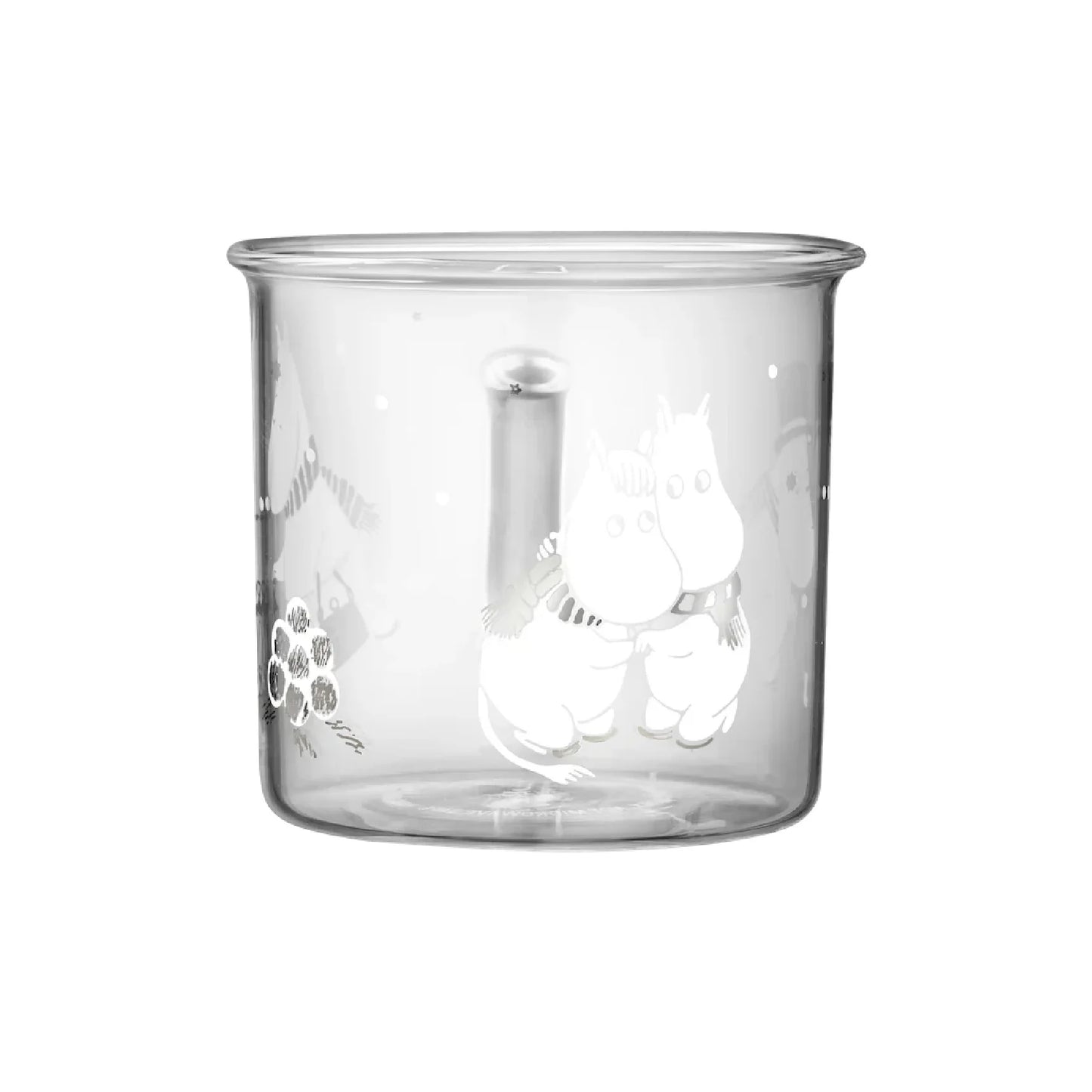 Moomin Glass Mug - Let it Snow