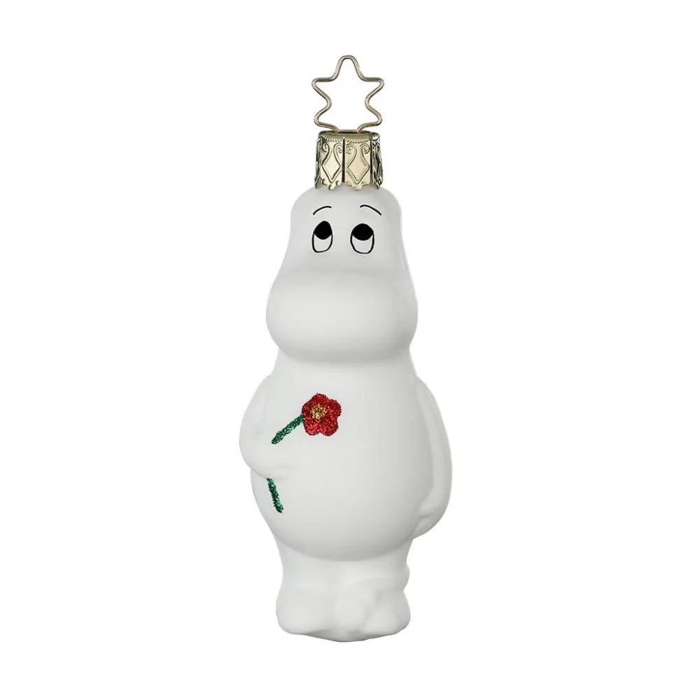 Moomin Glass Christmas Tree Ornament - Moomintroll