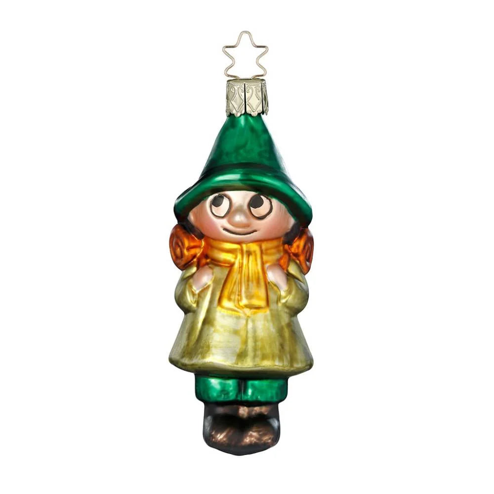 Moomin Glass Christmas Tree Ornament - Snufkin