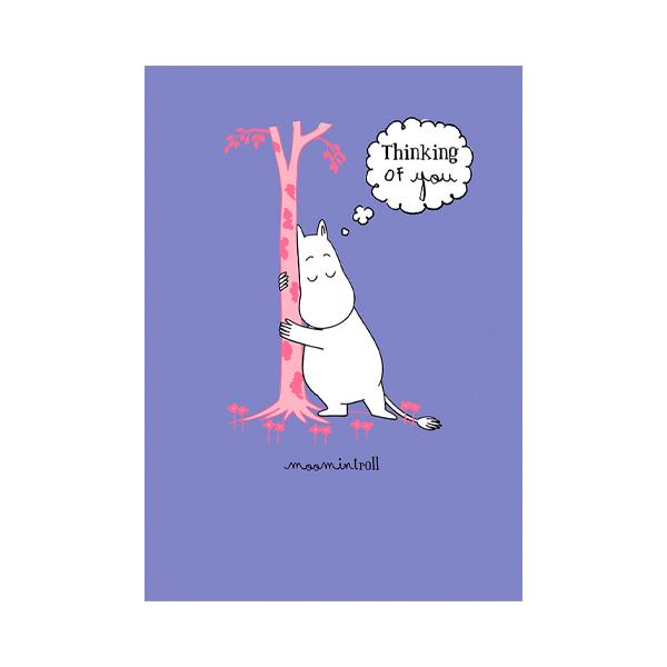 Moomin Greeting Card - Thinking of You, Tree