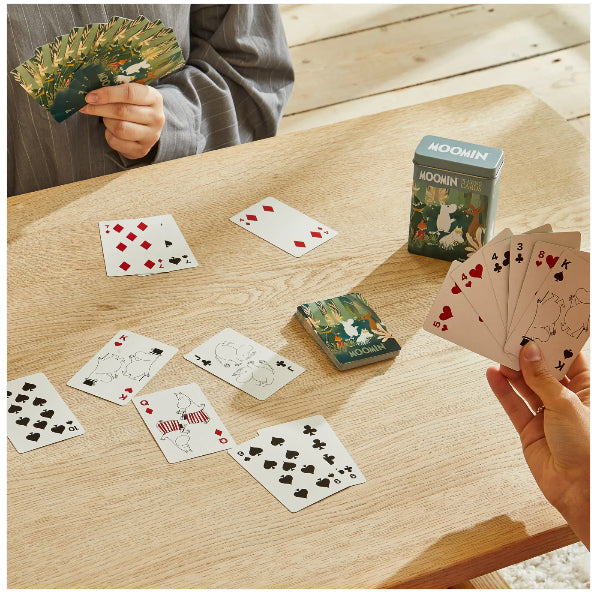 Moomin Playing Cards - Tin, Forest