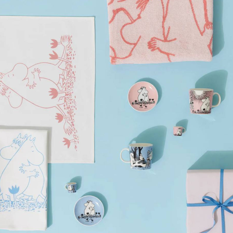 Moomin Mini Plate - Love, Pink