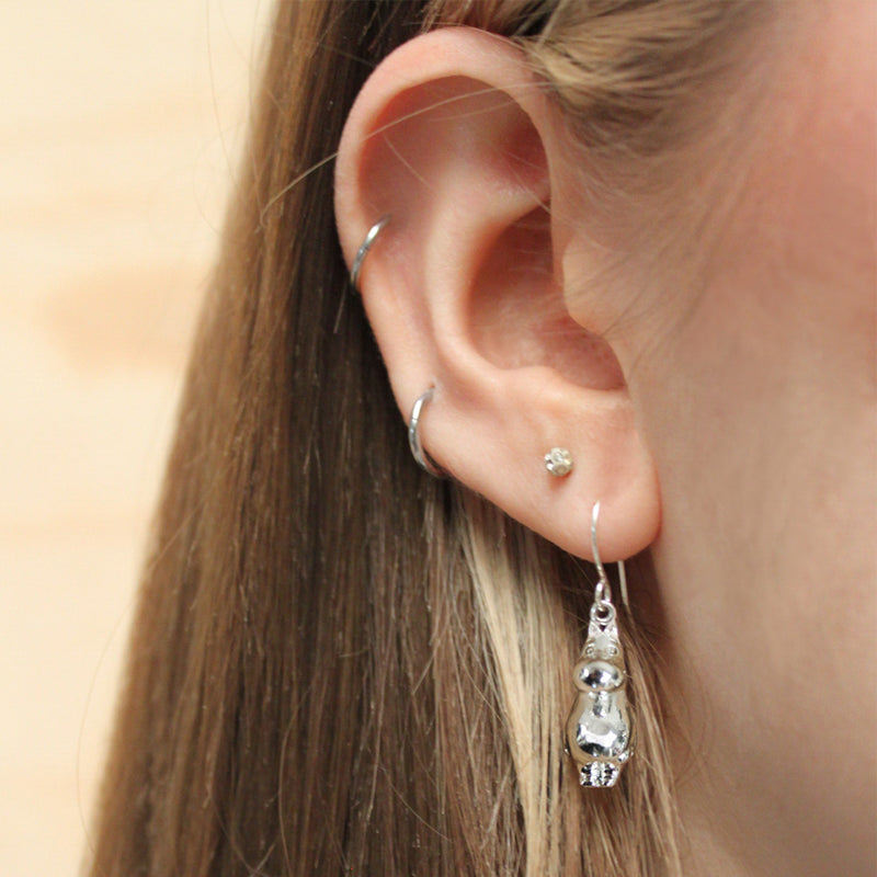 Moomintroll 3D Earrings