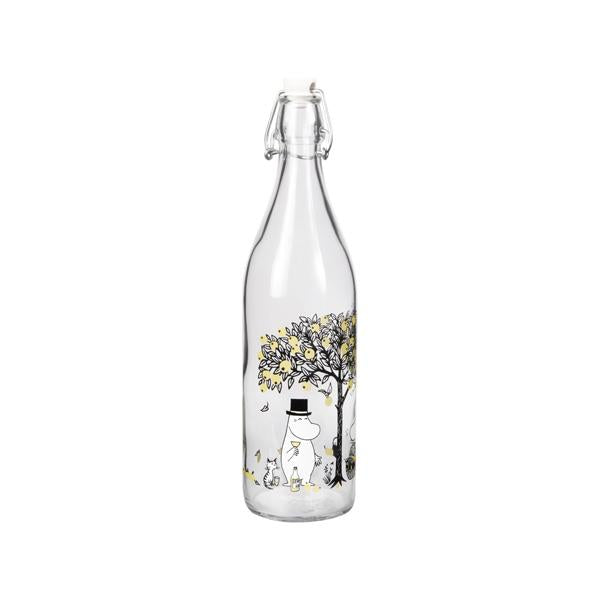 Moomin Glass Bottle - Apples (1l)