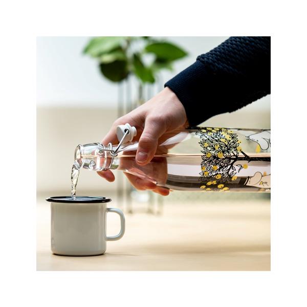 Moomin Glass Bottle - Apples (1l)