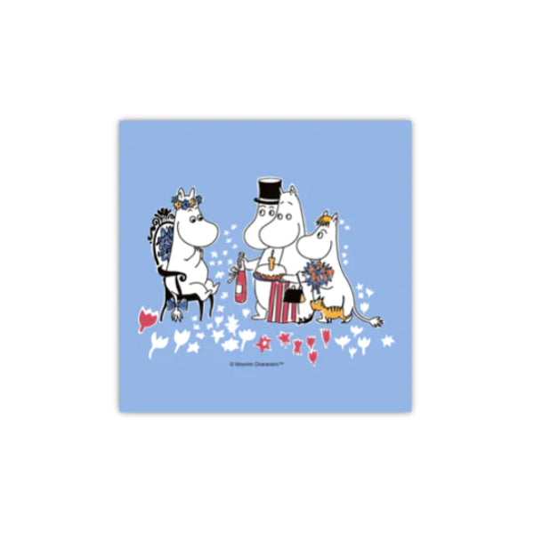 Moomin Paper Napkins - Birthday Blue
