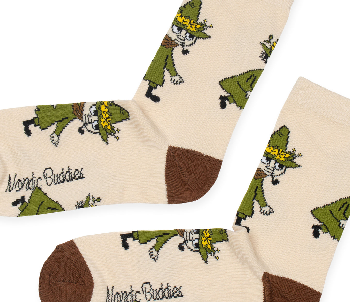 Moomin Ladies Socks - Snufkin Beige/Brown