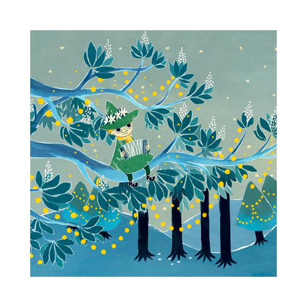 Moomin Square Greeting Card - Snufkin