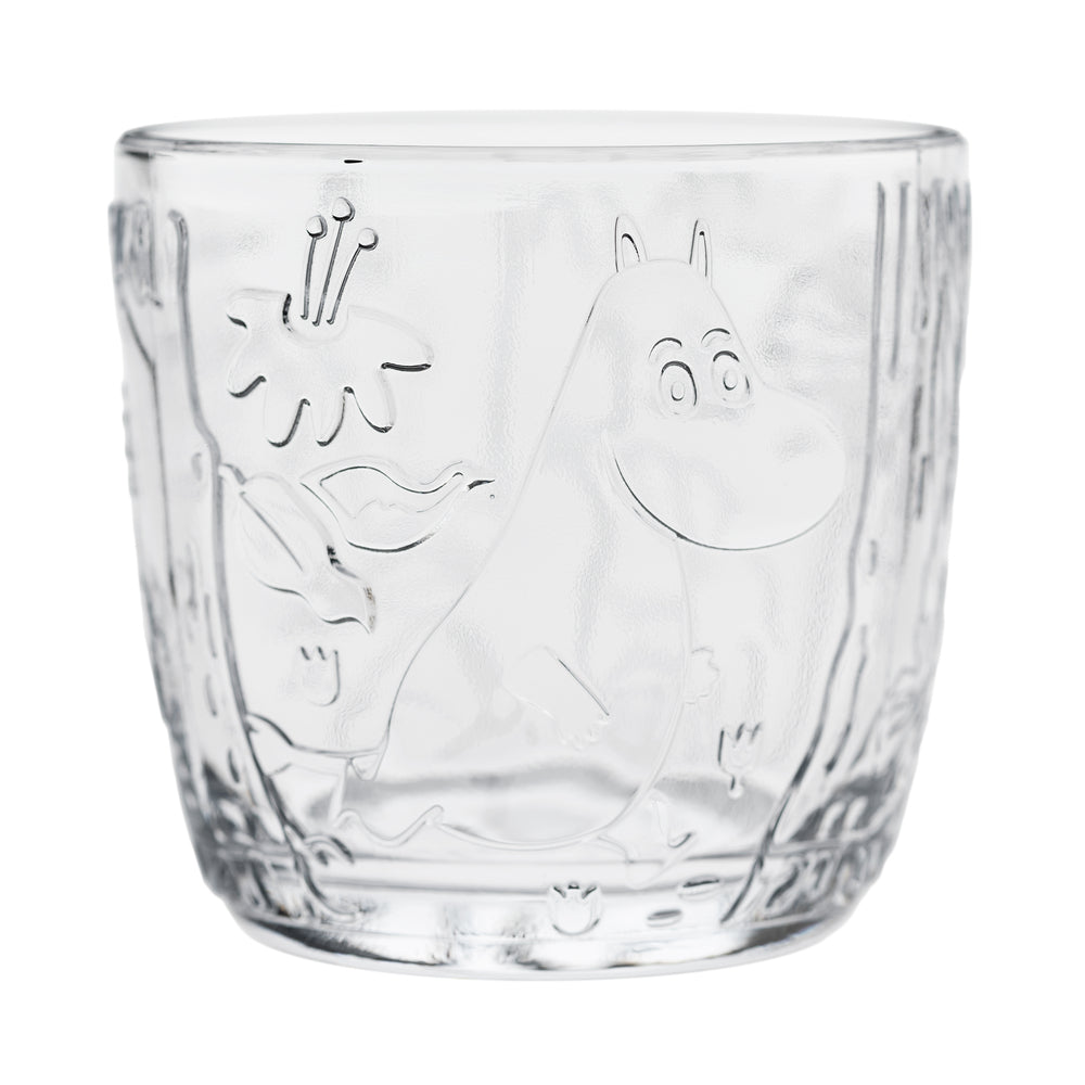 Moomin Clear Glass Tumblers 2-pack 28cl - Moomin Arabia