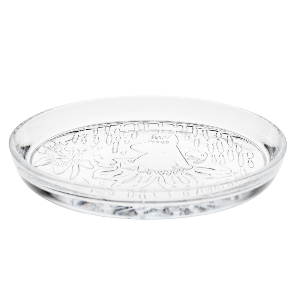 Moomin Clear Glass Plate - Moomin Arabia