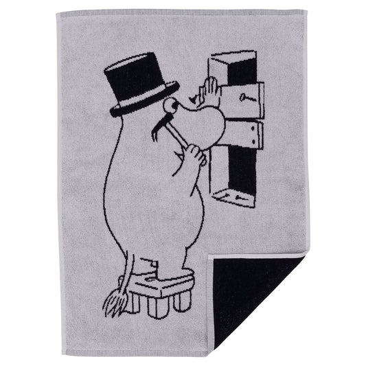 Moomin Hand Towel - Moominpappa Black/Grey (50x70cm)