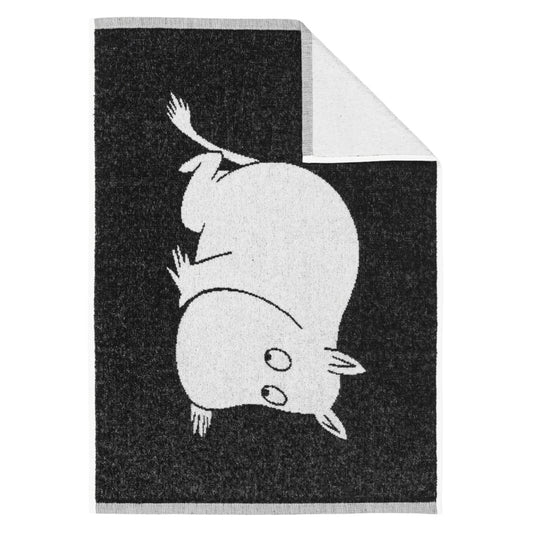 Moomin Hand Towel - Moomintroll Black/White (50x70cm)