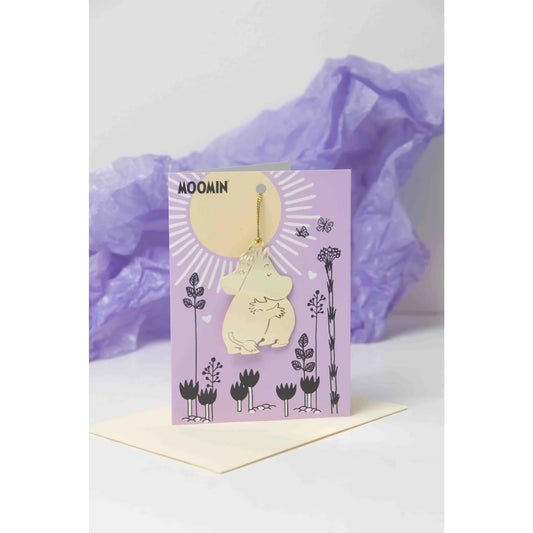 Moomin Hug Card with Gold Hug Metal Deco