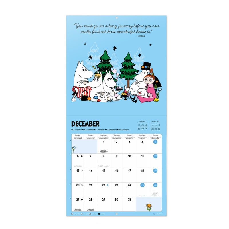 Moomin Wall Calendar 2027 (Erik)