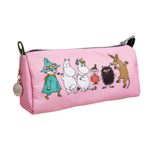 Moomin Ruttu Pencil Case - Friends, Pink