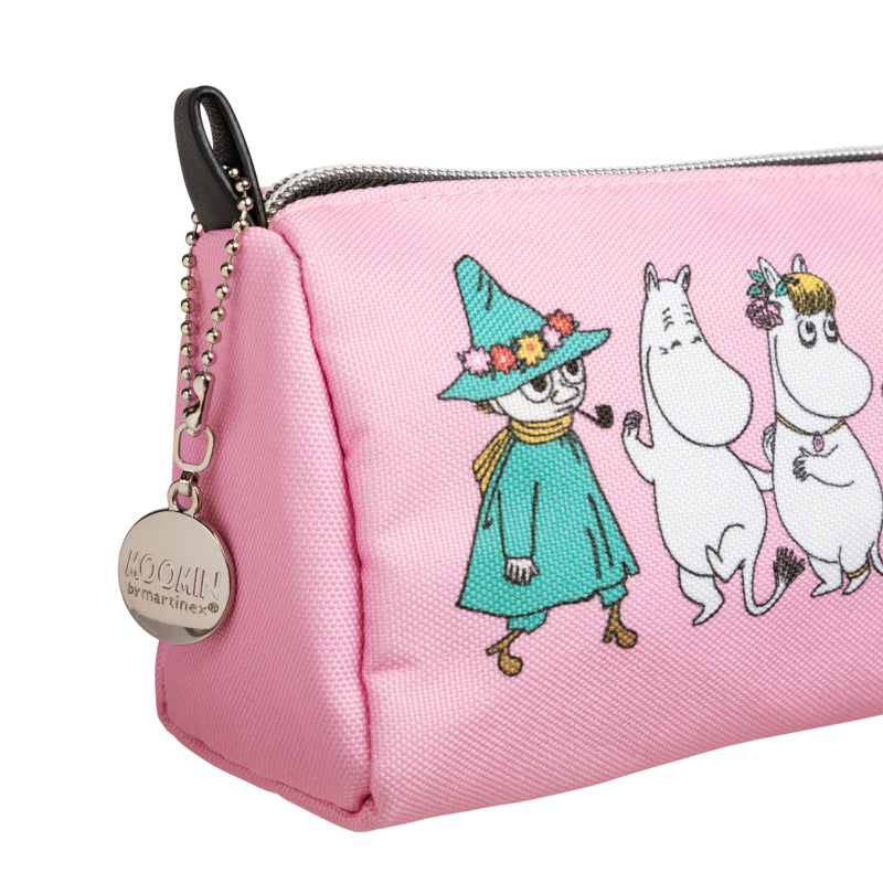Moomin Ruttu Pencil Case - Friends, Pink