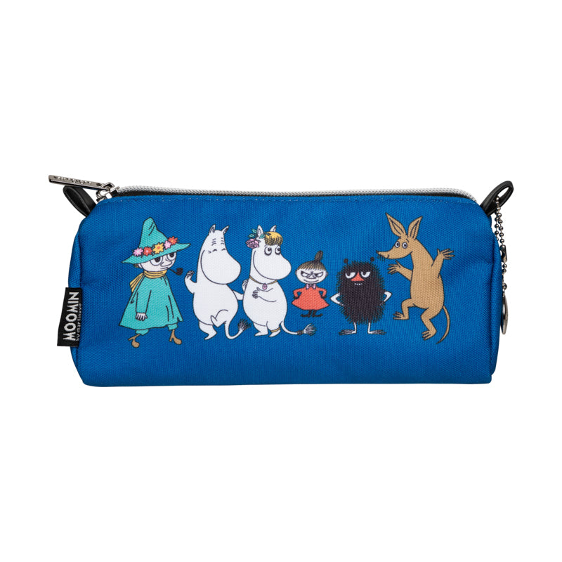 Moomin Ruttu Pencil Case - Friends, Blue