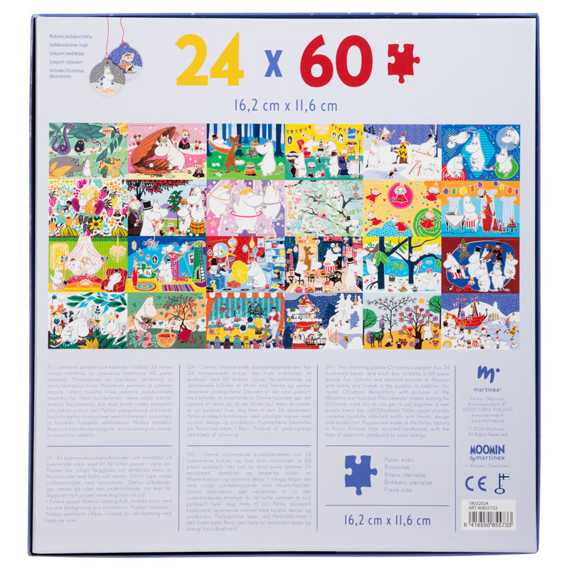 Moomin Puzzle Advent Calendar