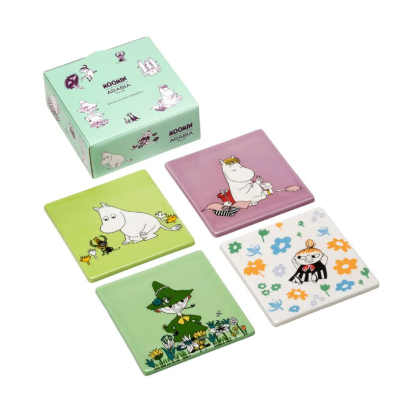 Moomin - 4-piece Coaster Set