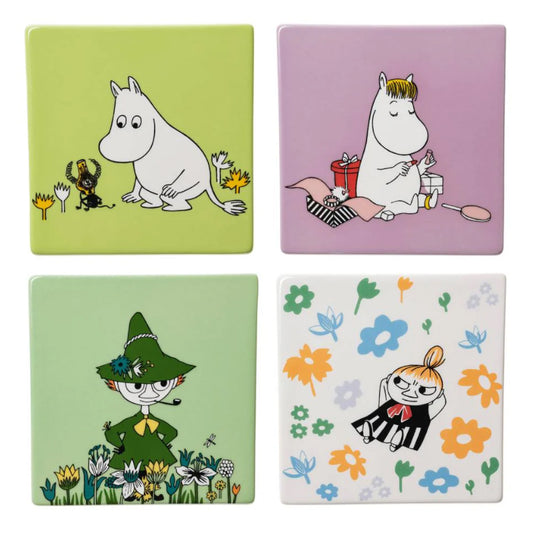 Moomin - 4-piece Coaster Set