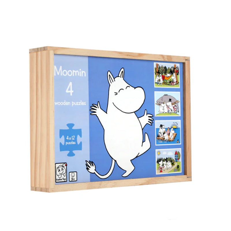 Moomin - 4 Wooden Puzzles