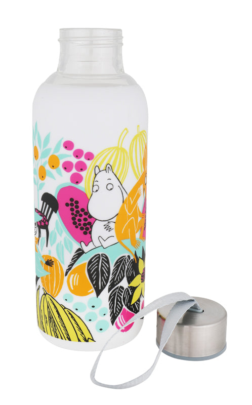 Moomin Glass Bottle - Papaya