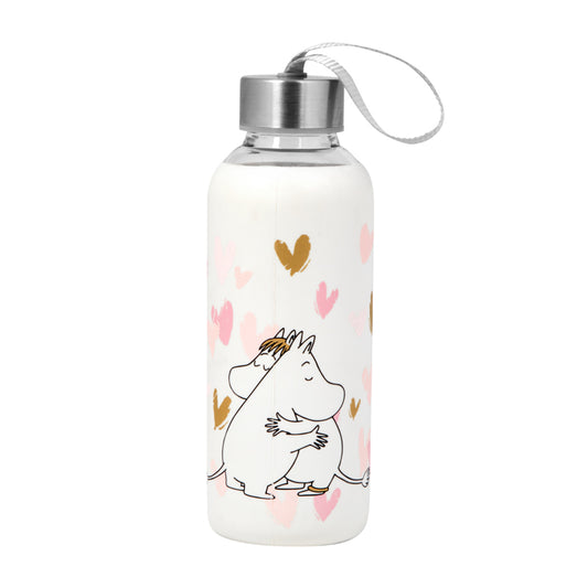 Love Glass Bottle with silicone sleeve