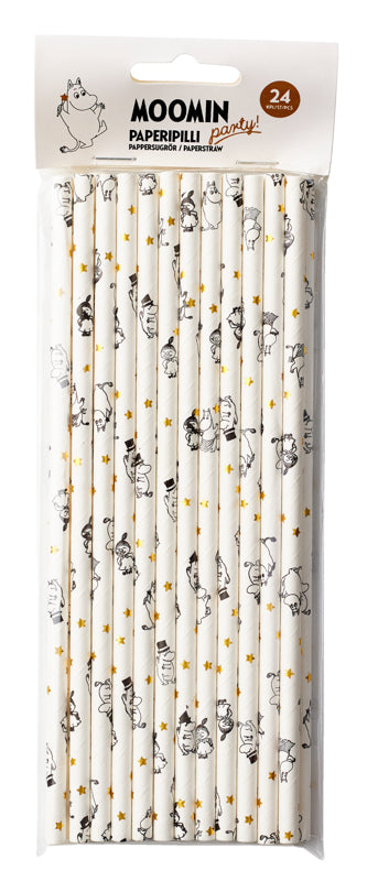Moomin Circus Party Paper Straws (24 pcs)
