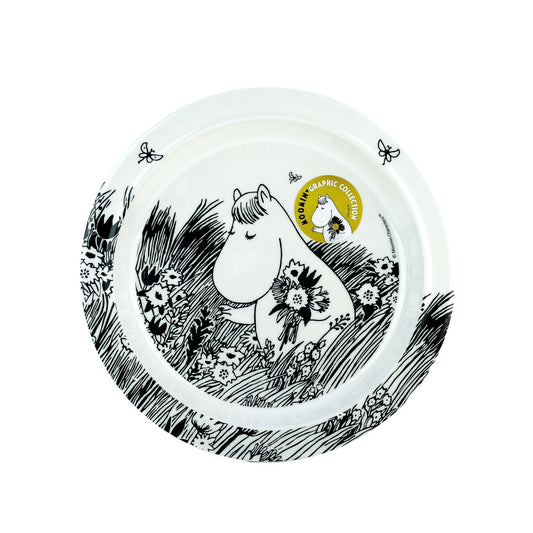 Moomin Melamine Plate - Graphic