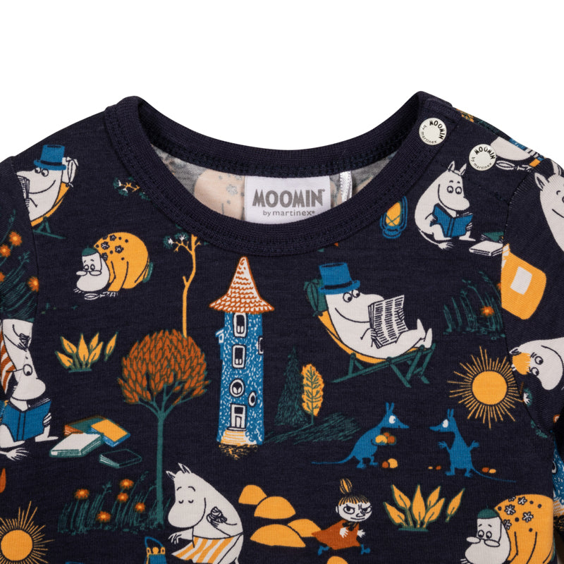 Retro Blue Baby Grow