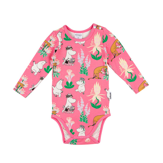 Moomin Baby Grow - Growth Magenta