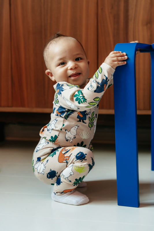 Moomin Baby Grow - Herbarium Beige