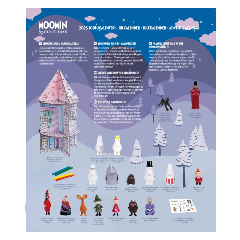 Moomin Advent Calendar with Figures 2025