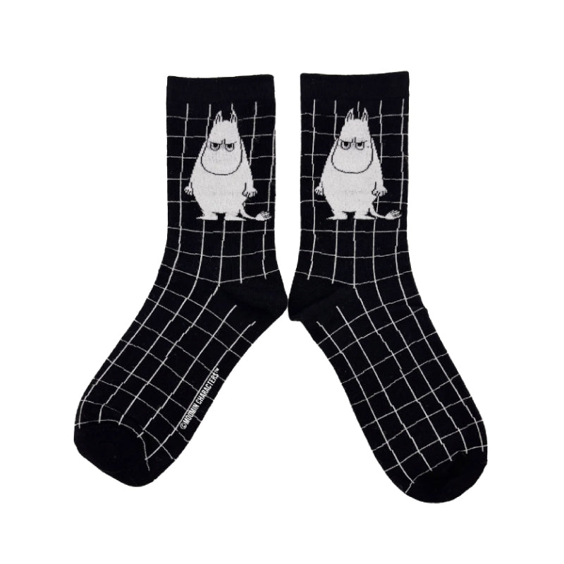 Moomin Socks - Angry Moomin, Black