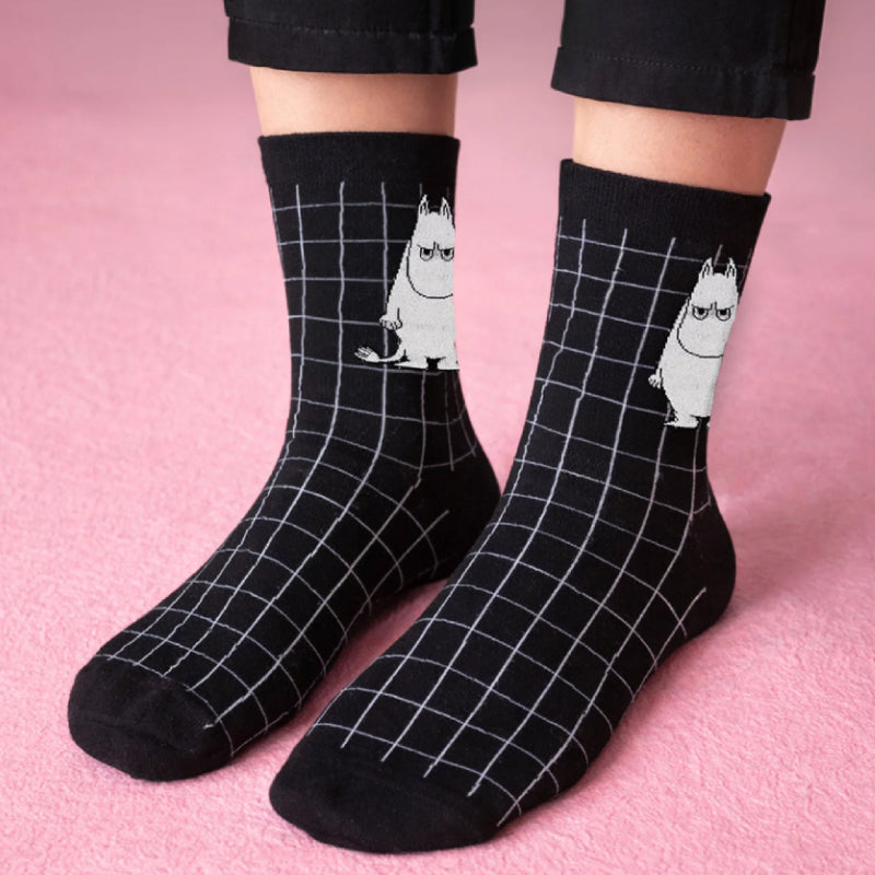 Moomin Socks - Angry Moomin, Black