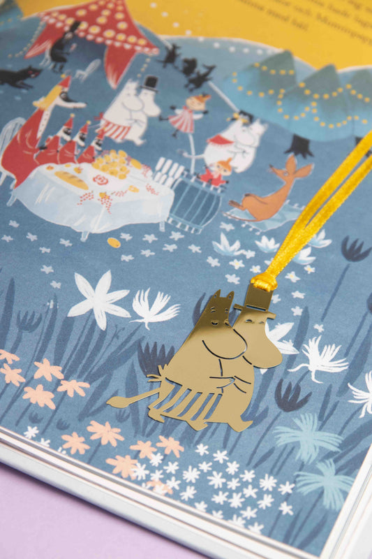 Moomin Bookmark - Dance, Gold
